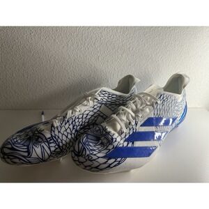 Men's Size 14US adidas Adizero II Electric Football Cleats Snakeskin Blue IH8569